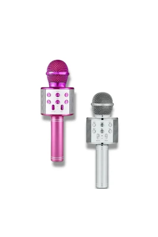 Kablosuz Hoparlörlü Bluetooth Karaoke Mikrofonu