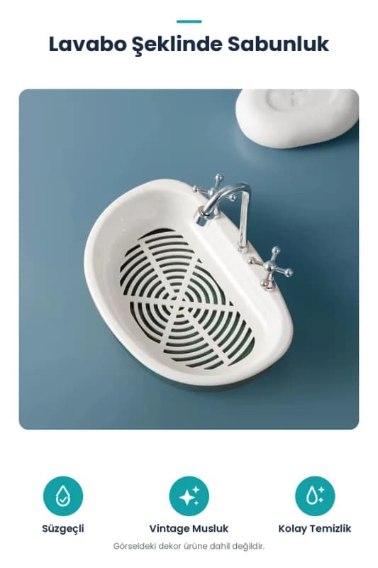 Lavabo Şeklinde Sabunluk