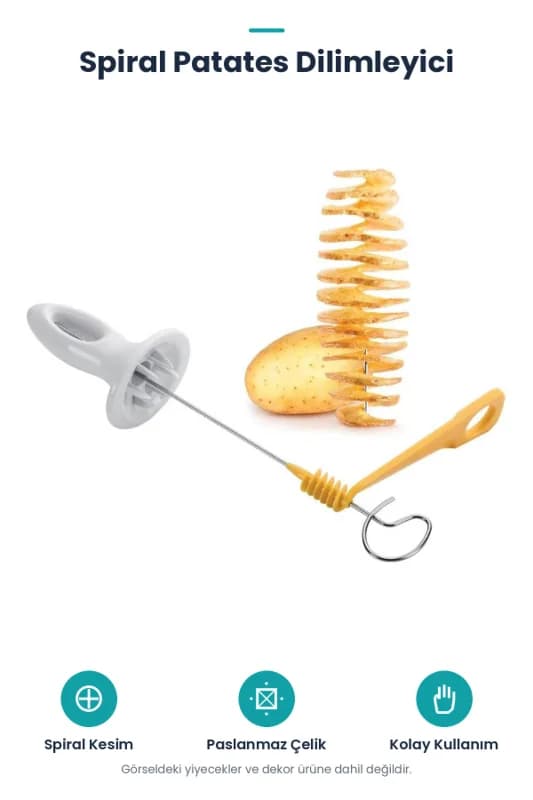 Spiral Patates Dilimleyici