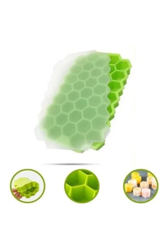 BiiShe® 37 Bölmeli Slikon Petek Şeklinde Buz Kalıbı