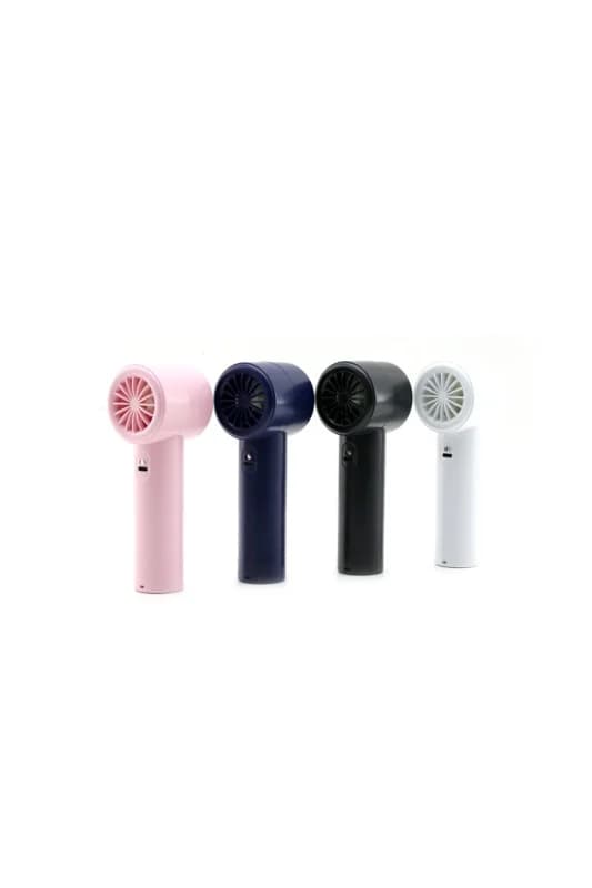 Mini El Fanı - Ayarlanabilir Hız - Dijital Gösterge - 5W - Karışık Renk