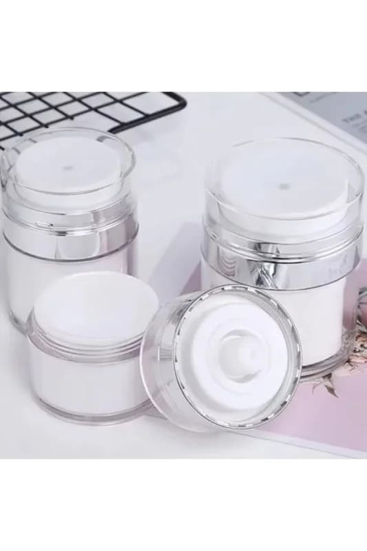 Airless Pompa Başlıklı Doldurulabilir Krem Fondöten Şişesi