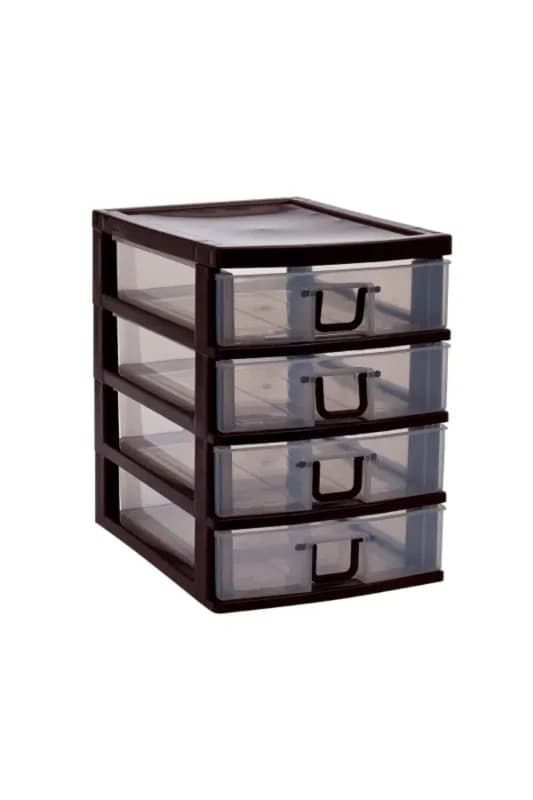 Mini 4 Çekmeceli Komidin Organizer