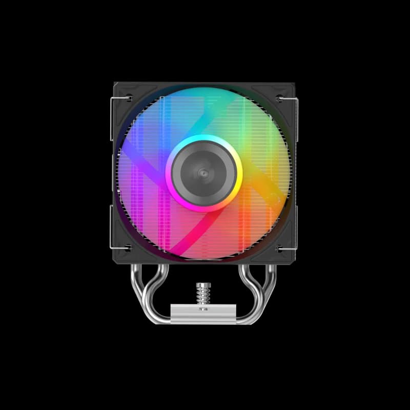 SAMA X40L, Black, 1x100mm ARGB Fan, Kule Tipi Hava Soğutma, 4 adet Gelişmiş Kompozit Isı Borusu, CPU Fan (AMD ve INTEL Tüm işlemciler ile uyumlu)
