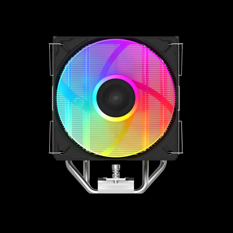 SAMA A40L, Black, 1x120mm ARGB Fan, Kule Tipi Hava Soğutma, 4 adet Gelişmiş Kompozit Isı Borusu, CPU Fan (AMD ve INTEL Tüm işlemciler ile uyumlu)