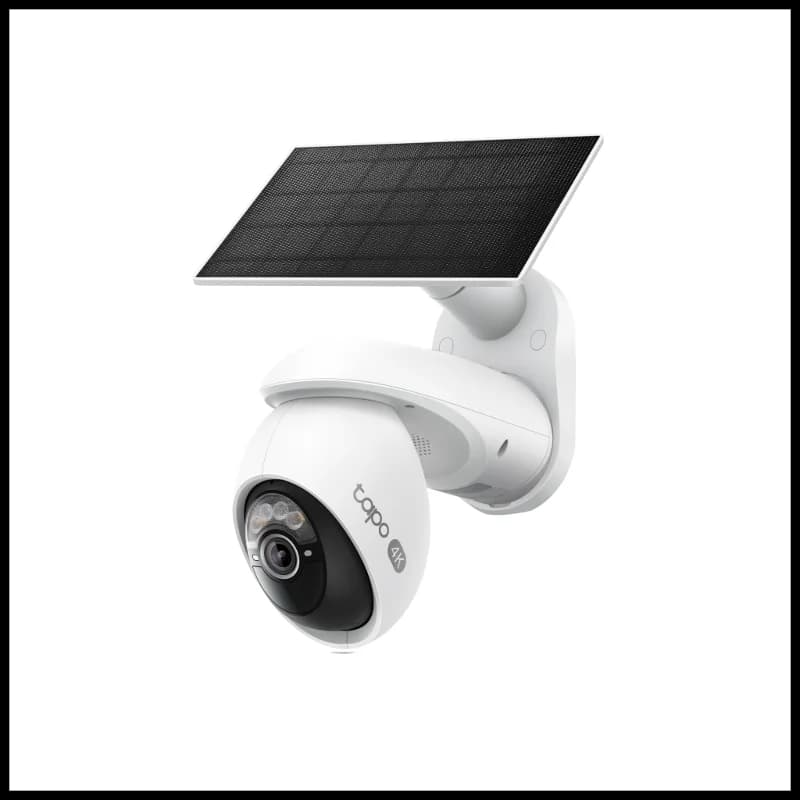 TP-LINK Tapo TC92 KIT (C660 KIT), 4K, 8,0Mpix, Dış Mekan, IP65, WiFi, 12Mt. Renkli Gece Görüşü, İki Yönlü Ses, Yapay Zeka Destekli, Güneş Enerjili Güvenlik Kamerası Kiti