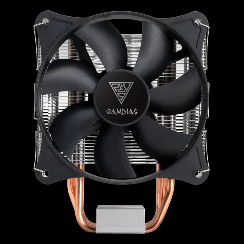 GAMDIAS BOREAS E1-410 MONO, 120mm, CPU Kule Tipi Hava Soğutma, Doğrudan Temas Teknolojisine Sahip 4 adet Gelişmiş Bakır Isı Borusu (AMD AM4 ve INTEL Tüm işlemciler ile uyumlu)