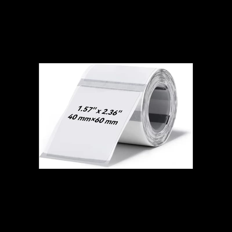 NIIMBOT T40 Etiket 40mm x 60mm 125 adet Şeffaf (B1,B21S,B3S)