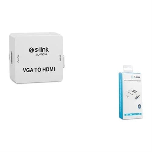 S-LINK SL-VHC10 Çevirici Adaptör VGA TO HDMI