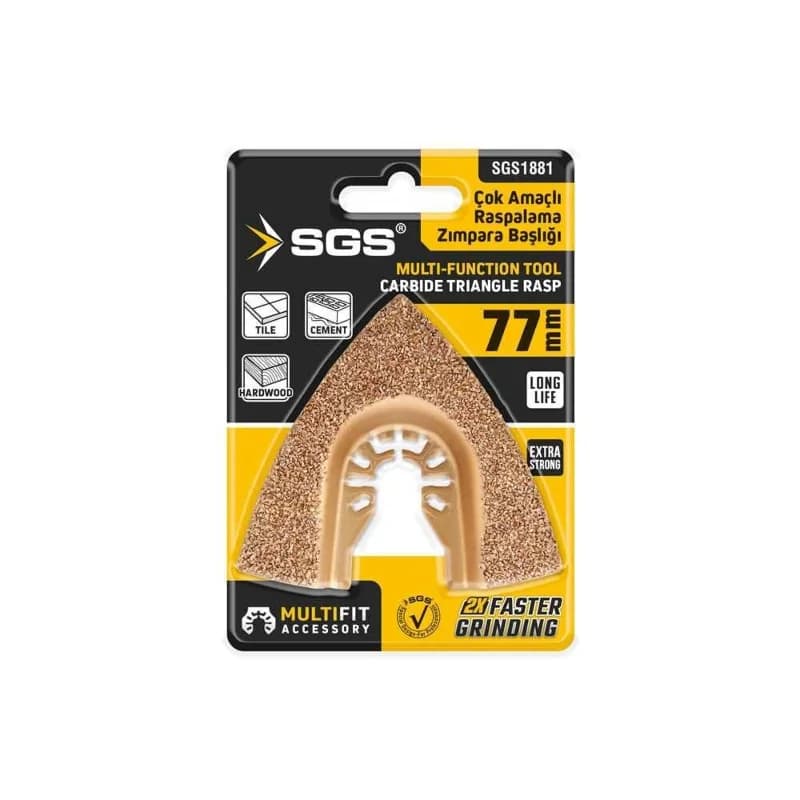 SGS 1881 Karbür Zımparalama Raspalama Bıçağı 77 mm
