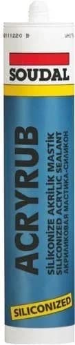 Soudal Acryrub Silikonize Mastik 310 ml Antrasit