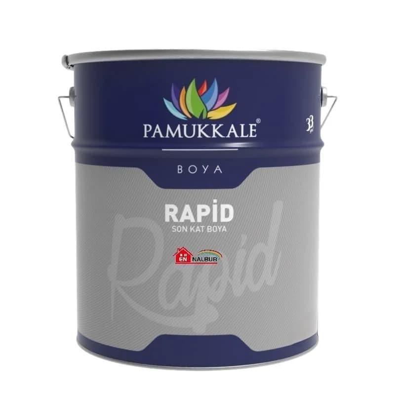Pamukkale Rapid Endüstriyel Boya 2,5 Kg 9005 Mat Siyah