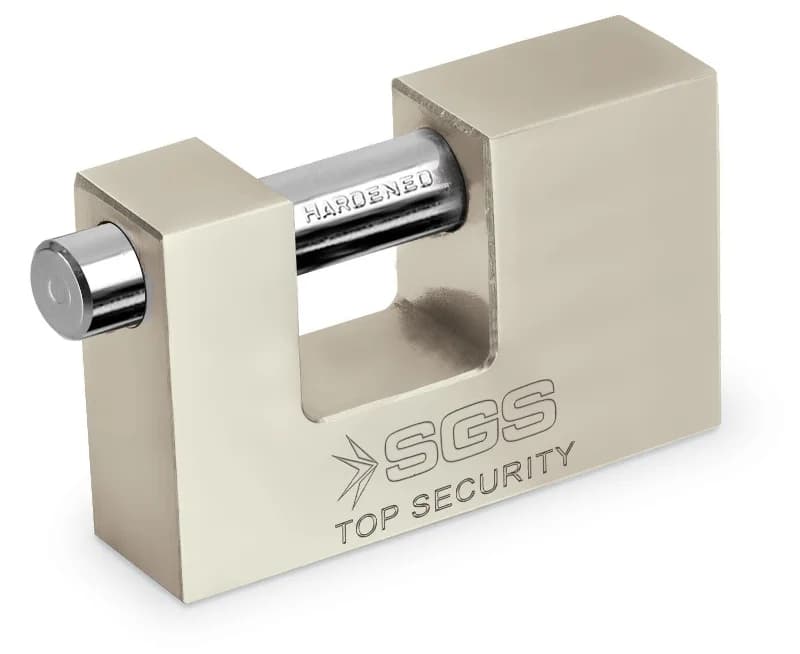 SGS 1365 Cam Kapı Kilidi Kayar Milli Saten Kaplama 70 mm