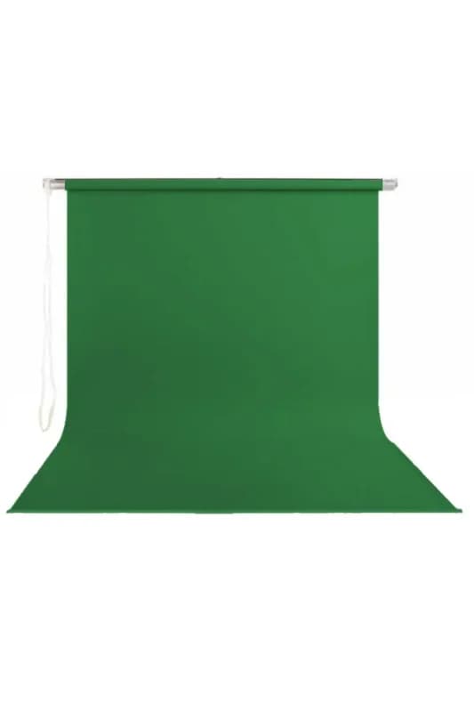 Stil Fon 270x300 cm Sonsuz Yeşil Fon Perdesi Seti