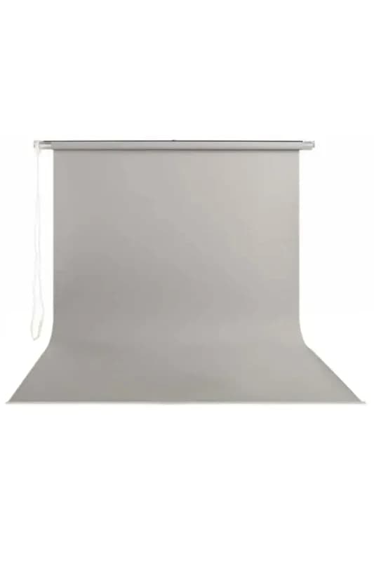 Stil Fon 270x300 cm Sonsuz Gri Fon Perdesi Seti