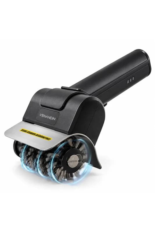 RC-4BA GRİLLO Şarjlı Elektrikli Barbekü ve Izgara Temizleme Fırçası, 7,4W, Paslanmaz Çelik, Type-C - SİYAH