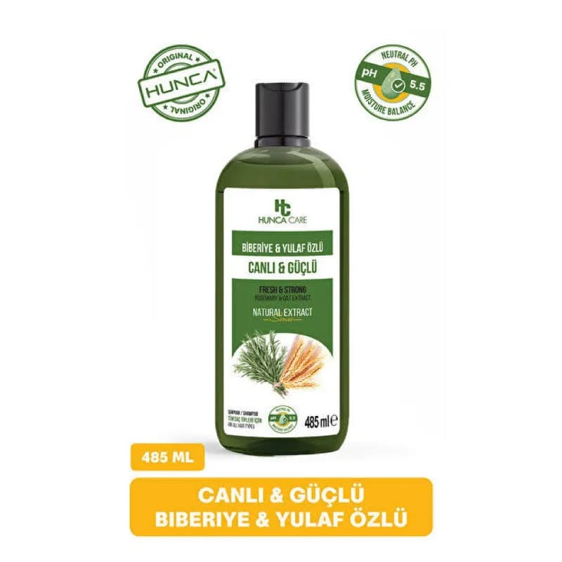 HUNCA BİBERİYE YULAF ŞAMPUAN 485 ML