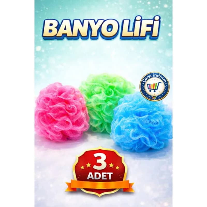 NİSA BANYO LİFİ (3 Adet) Koli