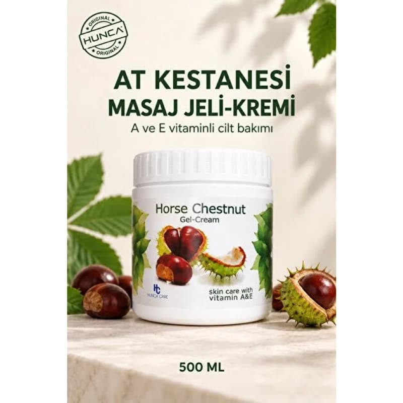 HUNCA CARE CİLT BAKIM KREMİ AT KESTANESİ 500 ML
