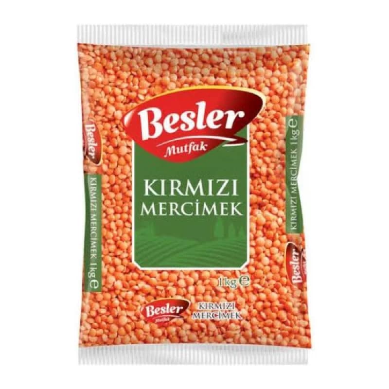 BESLER KIRMIZI MERCİMEK 1 KG