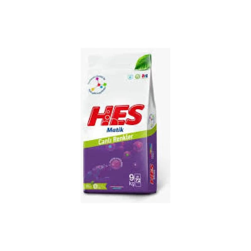 HES ÇAMAŞIR TOZU MATİK CANLI RENKLER 9 KG