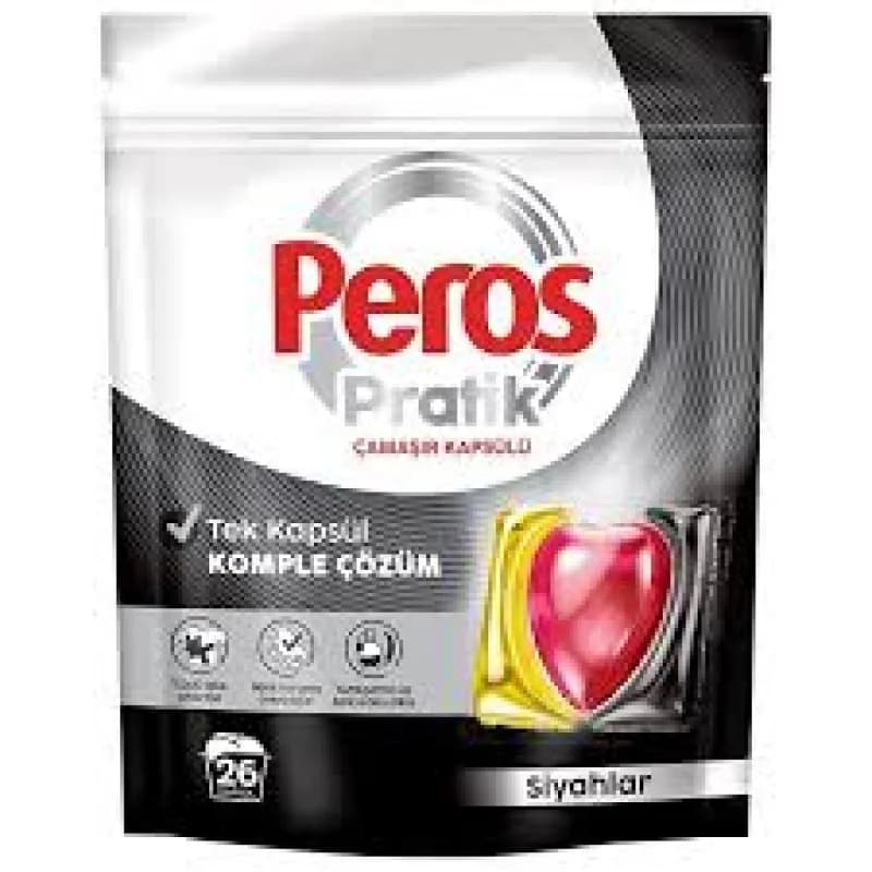 PEROS ÇAMAŞIR KAPSÜLÜ 26 LI SİYAHLAR