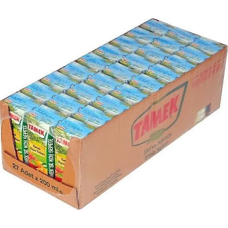 TAMEK KARIŞIK NEKTAR 200 ML (27 Adet) Koli