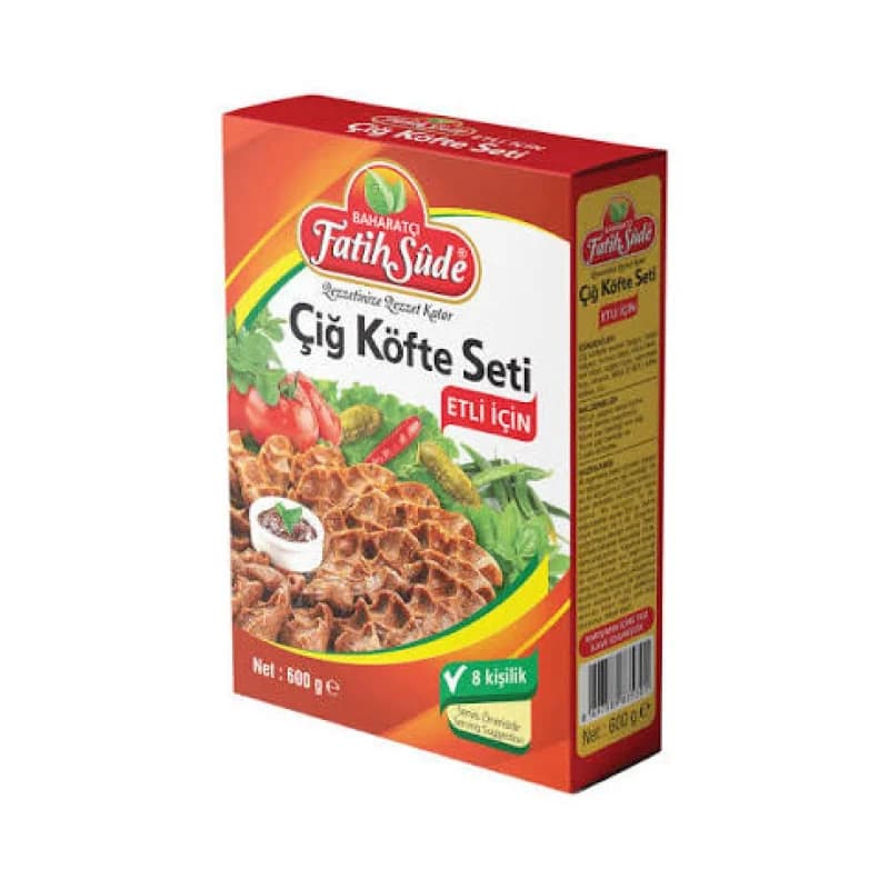 FATİH SUDE ETLİ ÇİĞ KÖFTE SETİ 600 GR