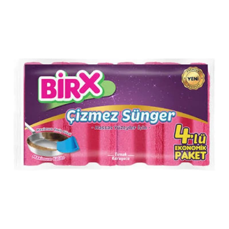 BİRX ÇİZME SÜNGER 4 LÜ