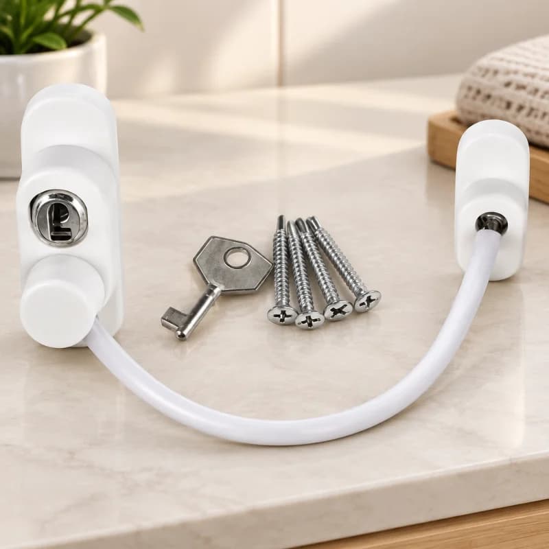 Çelik Halatlı ve Anahtarlı Emniyet Kilidi