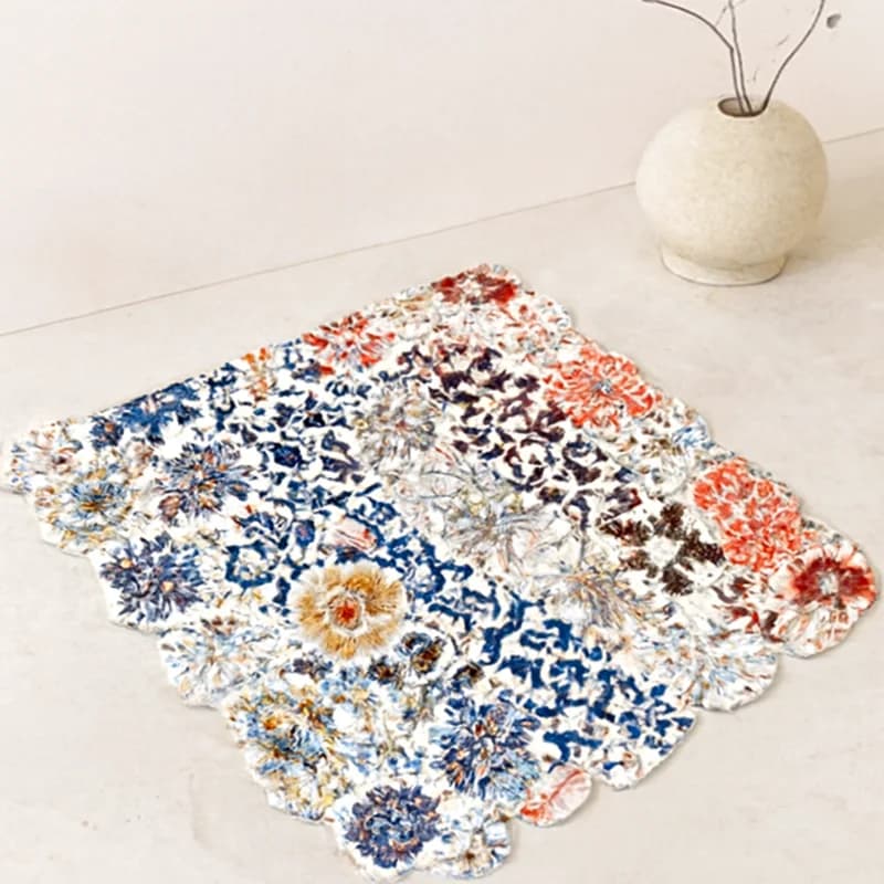 Dikdörtgen Kaydırmaz Su Emici Banyo Paspası 70x34 cm