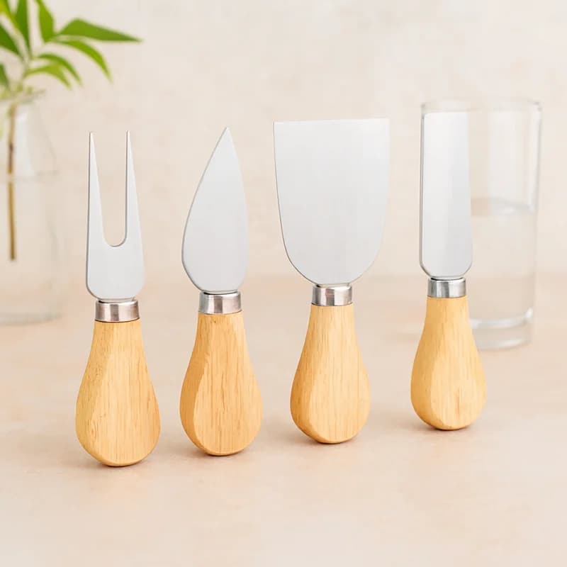Bambu Saplı Peynir Bıçağı Seti