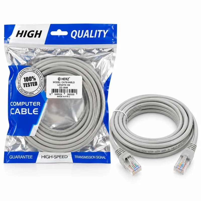 CAT6 Ethernet Kablo 5 m