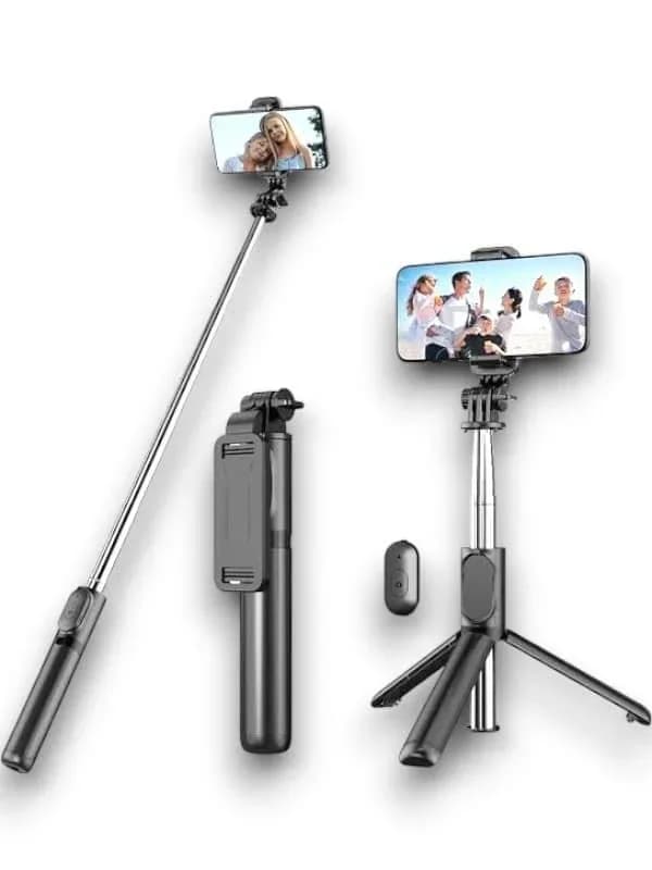 Bluetooth Destekli Uzaktan Kumandalı Selfie Çubuğu 680mm
