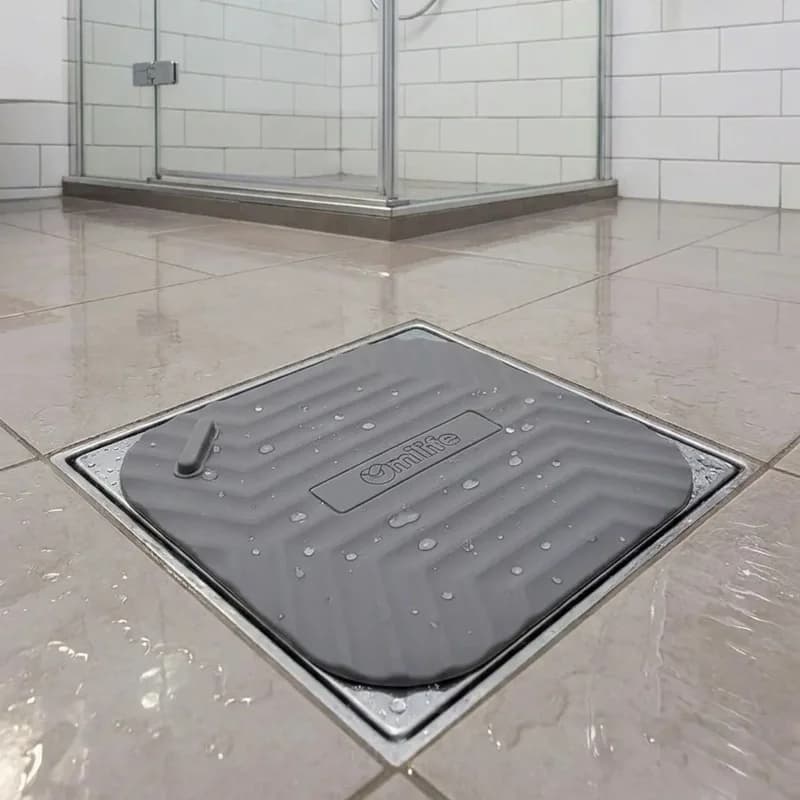 Ergonomik Silikon Koku Önleyici Mat - Lavabo Gideri Koruyucu