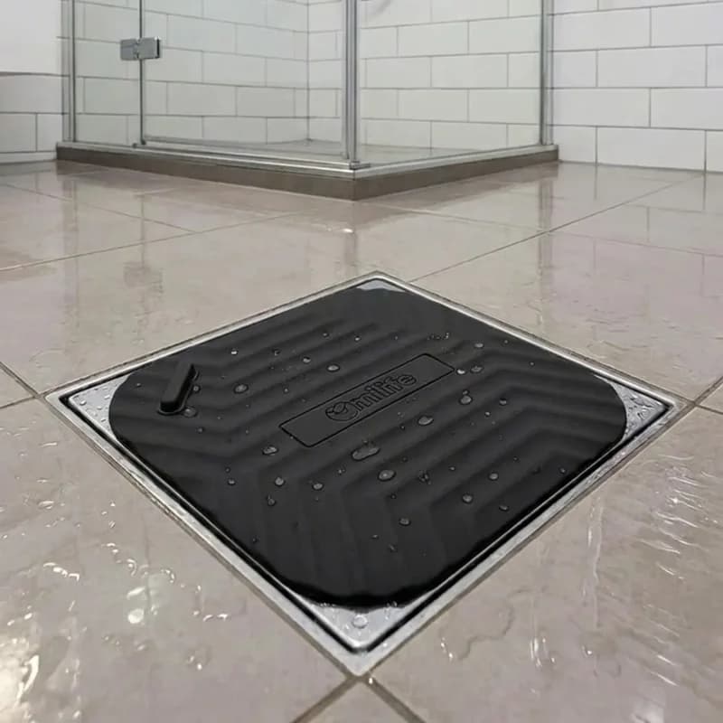 Şık Tasarım Koku Önleyici Silikon Lavabo Gider Matı - Haşere Engelleyici