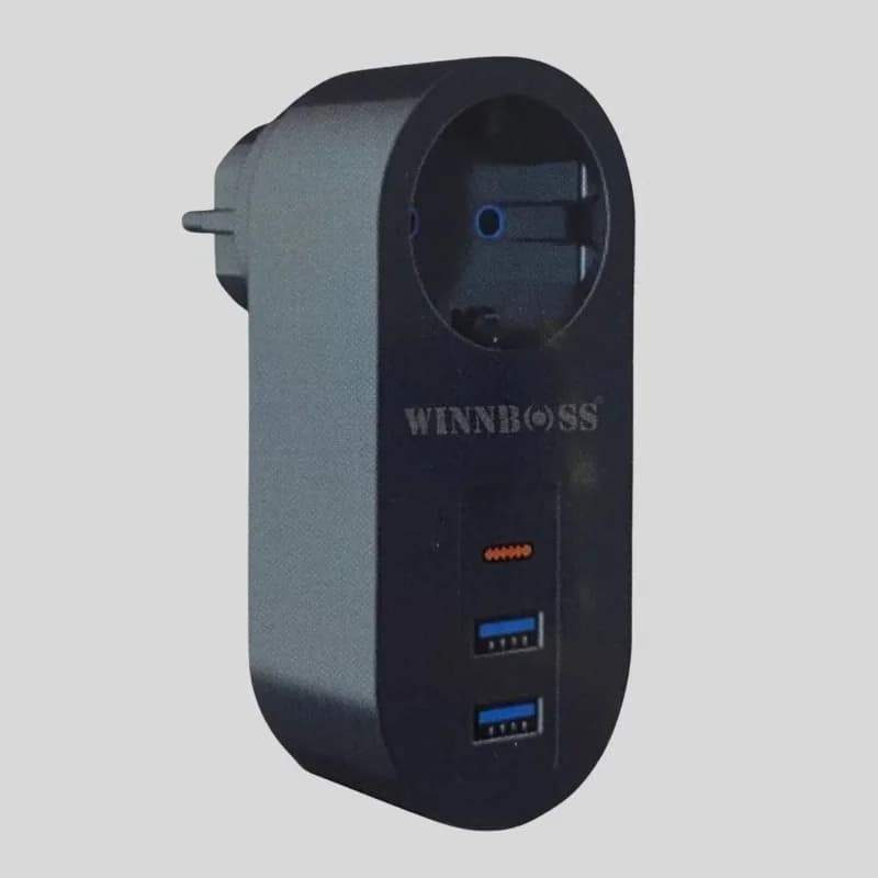 Akıllı Güç Dağıtıcı 2500 W Isıya Dayanıklı Çocuk Korumalı Priz