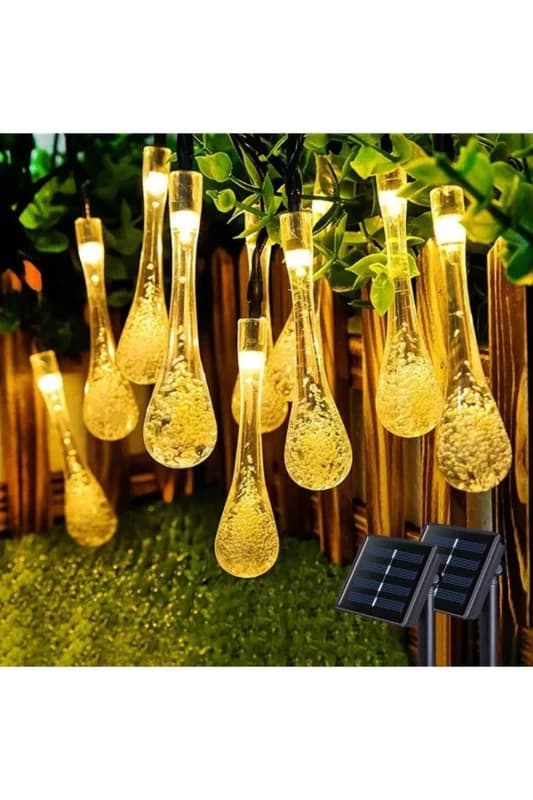 Enerjik Güneş Enerjili 20 LED Dış Mekan Işıkları