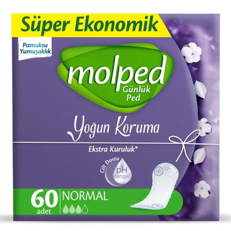 Süper Eko Günlük Ped 60 Adet Yoğun Koruma