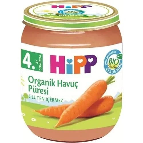 Besleyici Organik Havuç Püresi 125 Gr