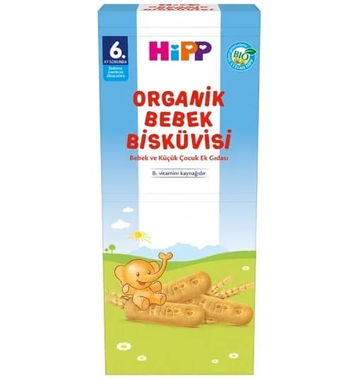 Lezzetli Organik Bebek Bisküvisi 180 Gr