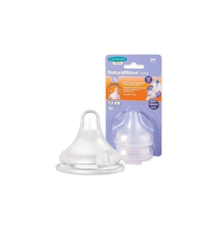 Hızlı Akış Natural Wave Biberon Emziği 2'Li Set