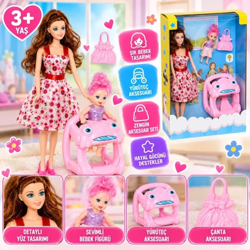 Yürüteçli Bebek Anlily 3 Yaş ve Üstü Oyun Aracı