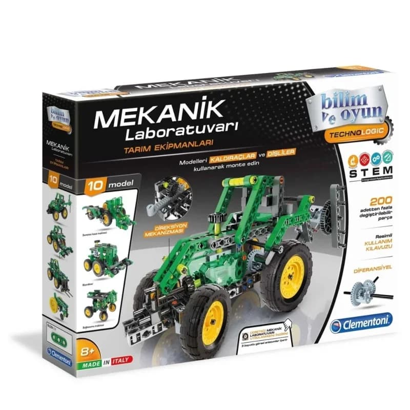 Mekanik Laboratuvar Seti 75082TR Tarım Ekipmanları 8 Yaş ve Üzeri