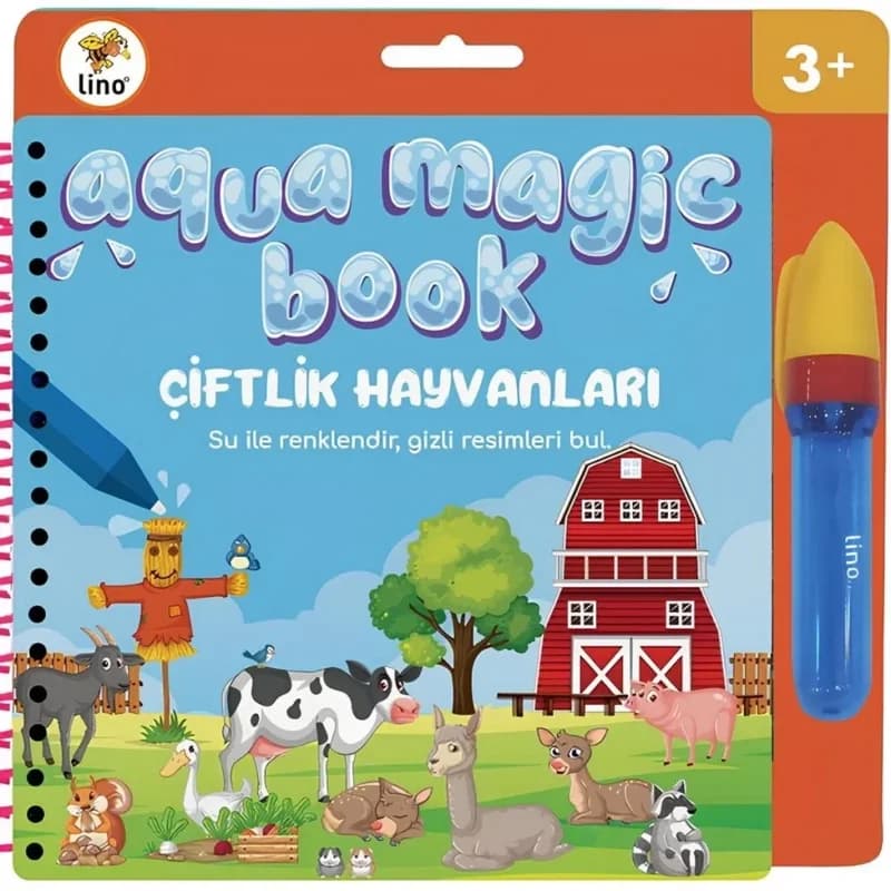 Çiftlik Temalı Sihirli Boyama Kitabı 1 Adet
