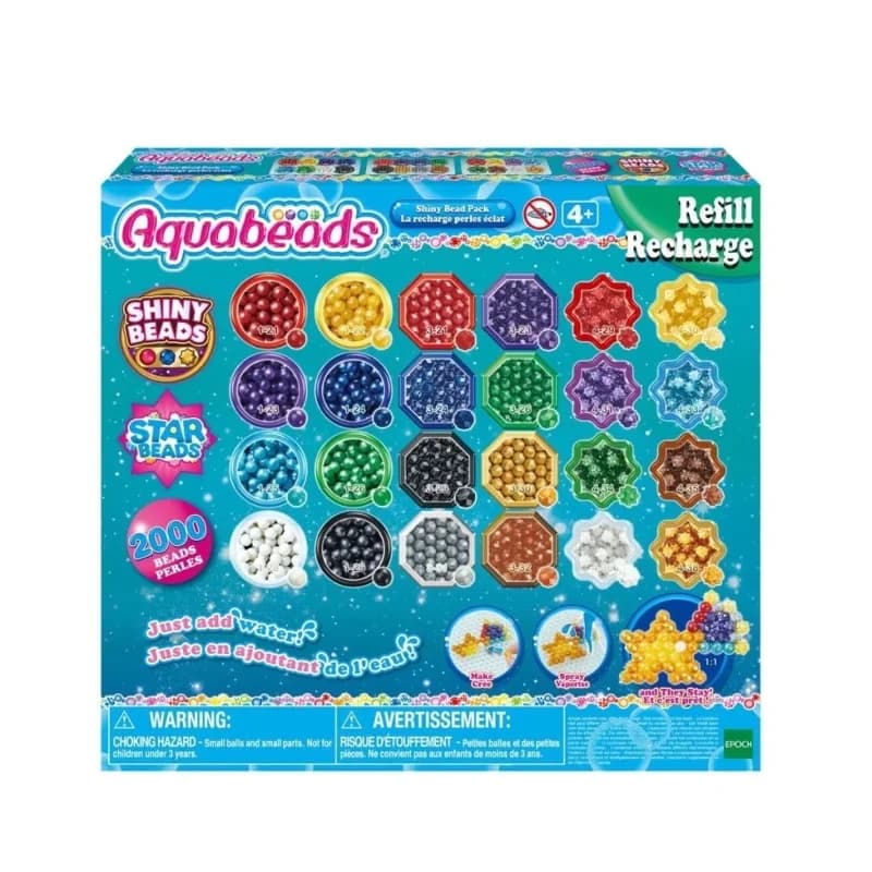 Parlak AquaBeads Boncuk Paketi 2000 Parça 4 Yaş ve Üzeri