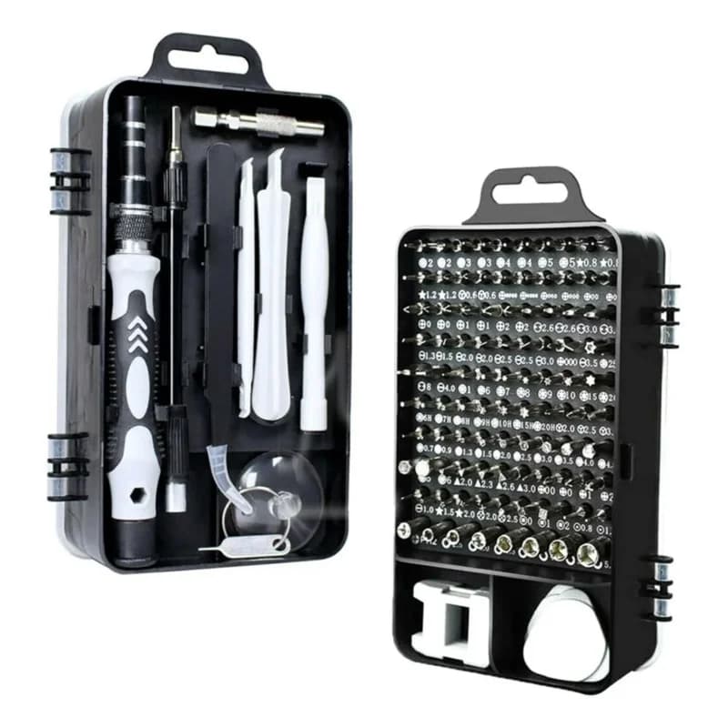 Ergonomik 115 Parça Hassas Tornavida Seti Manyetik Onarım Aracı