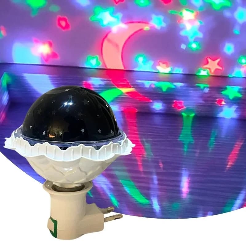 Büyüleyici Yıldızlı Atmosfer Yaratıcı 360 Derece Döner Kristal LED Ampul