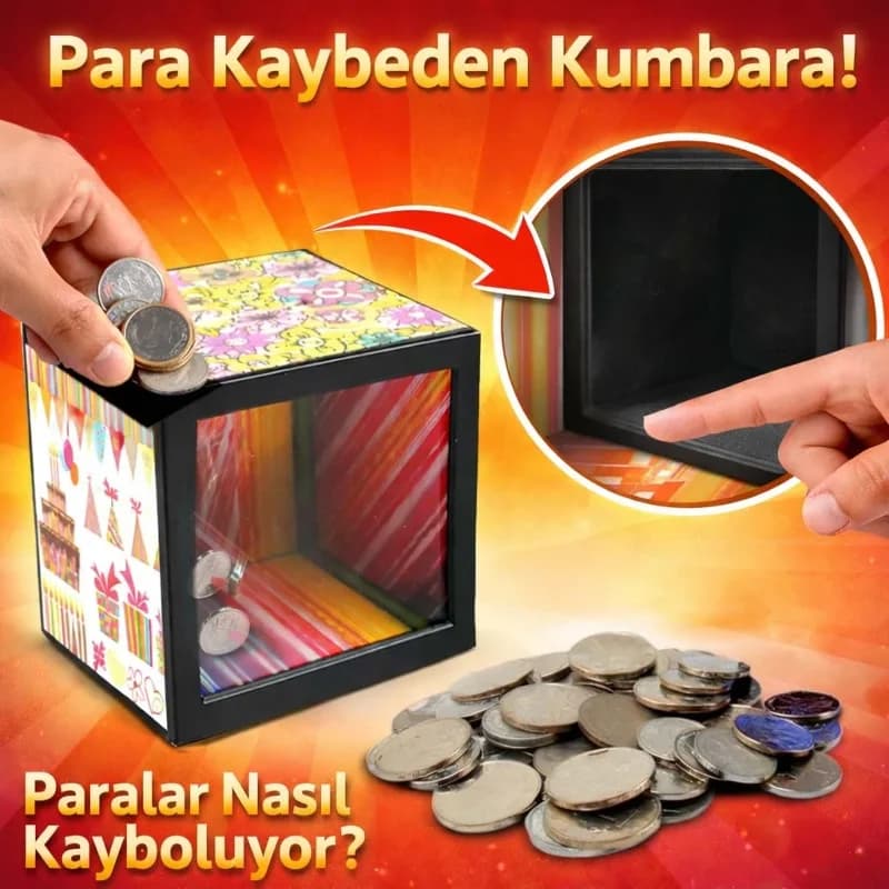 Şaşırtan Tasarımlı Eğlenceli Kumbara 1 Adet