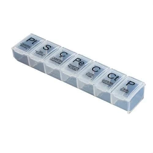 Pratik Taşınabilir 7 Bölmeli İlaç Saklama Kutusu